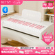 貝琪（Betsy）BJD-01兒童小鋼琴0-3歲早教玩具樂器37鍵寶寶電子琴兒童節(jié)禮物 牛奶白色-37鍵-雙藍(lán)牙