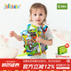 jollybaby早教嬰兒0-6-18個(gè)月寶寶玩具布書可咬撕可水洗叢林動(dòng)物尾巴布書