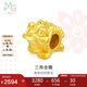 周生生七夕禮物Charme三腳金蟾足金珠子 男女手串不含手鏈繩90020C定價