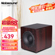 諾普聲（Nobsound）SW-100三代 家庭影院超重有源10寸低音炮音箱SW-80升級款 8寸（胡桃木）有源炮 140W