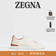 ZEGNA杰尼亞男鞋米白色鹿皮TripleStitch?低幫奢華休閑鞋 米白色 41 (7)