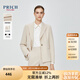 PRICH【四面彈】職場輕熟風(fēng)西裝戧駁領(lǐng)修身外套女士 36淺米色西裝 L (165)