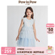 PawinPaw【公主裙】卡通小熊童裝25春夏新女童網(wǎng)紗節(jié)日禮服洋氣連衣裙 Blue藍色/50 120