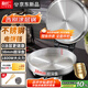 利仁（Liven）小鋼人不銹鋼電餅鐺家用0涂層38mm加深1800W雙面加熱電餅檔烙餅專(zhuān)用鍋無(wú)涂層電煎鍋早餐機LR-B3097