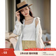 茵曼（INMAN）多色無袖顯瘦吊帶背心T恤女裝2025夏季新款簡約休閑百搭圓領(lǐng)上衣 月牙白 M