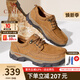 駱駝（CAMEL）男鞋子秋冬季透氣牛皮休閑工裝鞋通勤百搭軟底商務(wù)皮鞋男士 G13A307163 駝色 41