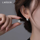 Lnieer999足銀鏤空蝴蝶結耳環(huán)女小眾設計感百搭耳釘2025新款養耳洞耳飾 鏤空蝴蝶結耳環(huán)【通體999足銀】