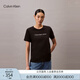 Calvin Klein Jeans25春夏女士休閑通勤ck純棉字母印花圓領(lǐng)短袖T恤47AB805