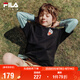 FILA【蘋(píng)果T】斐樂(lè )童裝兒童短袖T恤2025年夏季男童女童速干衣