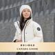 加拿大鵝（Canada Goose）Grandview 女士黑標(biāo)短款羽絨服外套大鵝羽絨服 2266WB 433 北辰白 S