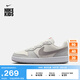 耐克（NIKE）官方酷菠蘿男女童COURT大童運(yùn)動(dòng)鞋秋季板鞋低幫DV5456 127帆白/大學(xué)灰/塵光子色/熱情紅 36.5