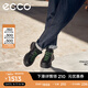 愛(ài)步（ECCO）休閑皮鞋 男士休閑運動(dòng)鞋厚底系帶男鞋 蹤跡550614 HL 咖啡色/摩卡棕55061461081 41