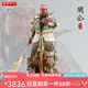 圓通關(guān)公像供奉臺灣全銅彩繪關(guān)公財(cái)神像關(guān)羽關(guān)二爺武財(cái)神招財(cái)擺件 30CM捋須關(guān)公(精工疊染）