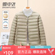雪中飛時(shí)尚百搭羽絨內(nèi)膽女士2024新款休閑輕薄短款簡約保暖秋冬季外套潮 駝色 L