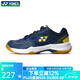 尤尼克斯（YONEX）羽毛球運(yùn)動(dòng)鞋情侶男女款YY防滑耐磨減震透氣抗扭輕量舒適SHB101CR 男款藏青色/黃色SHB101CR 42