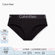Calvin Klein內(nèi)衣【七夕禮物】女士ck提花腰邊棉質(zhì)半包臀防夾臀內(nèi)褲女QP1280O 001-太空黑 1條 M
