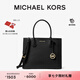 MICHAEL KORS邁克高仕 MK【七夕禮物】Mercer 大號皮質(zhì)托特包 黑色  001 大號 順豐空運 極速發(fā)貨