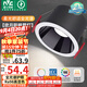 雷士（NVC）LED筒燈嵌入式客廳臥室過道天花燈7瓦黑杯暖白全光譜護(hù)眼【欣月】
