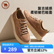 駱駝牌休閑低幫男鞋運動厚底經(jīng)典復(fù)古板鞋春夏季 P15S836006 咖色 39  