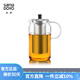 尚明玻璃茶壺耐高溫茶水分離養(yǎng)生煮茶加熱辦公室茶具懶人泡茶器茶水壺 單壺 1200ml