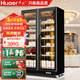 華爾（Huaer）蛋糕展示柜冷藏甜品柜烘焙保鮮柜商用冰柜風(fēng)冷無(wú)霜冰箱立式水果保鮮陳列柜 【全屏款】雙門(mén)1100(黑色） 蛋糕冷藏柜