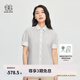 KOLON SPORT/可隆短袖襯衫 女子戶外運(yùn)動(dòng)休閑露營(yíng)通勤防潑水短袖 LKSH4MT538-IV 象牙白 M 165/88A