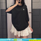 阿迪達(dá)斯（adidas）三葉草男裝女裝 2025夏季新款時(shí)尚情侶圓領(lǐng)短袖T恤修身休閑運(yùn)動(dòng)服 IZ1832/黑色小標(biāo)/男女同款 L