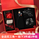 伊黛兒高端藍(lán)色銅絲水晶蝴蝶抓夾女后腦勺盤發(fā)鯊魚夾發(fā)卡頭飾七夕禮物 H499手工發(fā)飾三件套