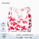 Calvin Klein內(nèi)衣【七夕禮物】女士無鋼圈ck輕運動工字美背背心式文胸QP2856O FVC-白色桃心 L