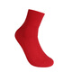 銅牛雙針松口男棉襪 彈力羅紋短襪子男 NW001 中國紅 1雙 均碼 26-28