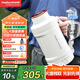 摩飛電器（Morphyrichards）電熱水壺 便攜式燒水壺 家用戶外旅行1L大容量雙層304不銹鋼保溫防燙旅行電水壺電熱水杯MR6061白