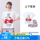 tutuannakuromi印花HelloKitty印花圓領短袖短褲上下套裝睡衣家居服 26171547 HelloKitty套裝 均碼 160/84A