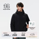KOLON SPORT/可隆輕量羽絨服 男子戶外運(yùn)動(dòng)防水防風(fēng)可拆卸保暖連帽鵝絨服 LHDJ4WNT35-BK 黑色 M (170/92A)