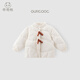 乖奇熊男女寶寶羽絨服短款外套冬季兒童保暖加厚外出服嬰幼冬裝上衣服 白色 100