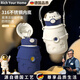 RICH YOUR HOME德國(guó)品質(zhì)兒童保溫杯抱抱星球316保溫水杯子女高顏值學(xué)生大容量 星際藍(lán)500ML