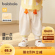 巴拉巴拉童裝褲子?jì)雰洪L(zhǎng)褲寶寶男女兒童運(yùn)動(dòng)褲2025新款春夏裝薄款簡(jiǎn)約可愛(ài) 象牙白10402 90