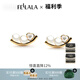 翡拉拉Fellala簡仿珍珠商場同款氣質(zhì)小耳釘原創(chuàng)時尚耳環(huán) 韓國甜美耳飾 商場同款