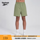 Reebok銳步官方24新品男子SHORTS運(yùn)動(dòng)休閑健身訓(xùn)練梭織短褲 24SRM607MGL2 L