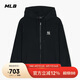 MLB衛(wèi)衣男女情侶刺繡logo連帽外套25春季新款3ATRB0151-50BKS-S