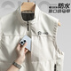 境潤高端立領(lǐng)馬甲定制印logo4S店工作服戶外防水銷售團(tuán)隊(duì)工裝背心男女 A款【高端定制/防水速干】杏色 S