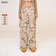 SMFKWild World 荒野復古迷彩長(cháng)褲女士長(cháng)褲寬松UP010CW/UP010CF 沙漠迷彩 M