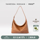 VANESSA HOGAN【張雅欽同款】VH女包欣冉hobo包頭層植鞣牛皮質(zhì)感斜挎腋下單肩包