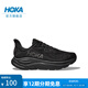 HOKA ONE ONE 【汪順同款】新款夏季男鞋克利夫頓 10跑步鞋CLIFTON 10輕量緩震 黑色/黑色 42