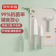 京東京造 刀具全套刀具套裝 菜刀菜板廚房水果刀果刨三德刀陶瓷 豆沙綠4件套