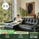 儒黛真皮沙發(fā)床法式電動(dòng)伸縮功能黑糖云朵高檔頭層牛皮復(fù)古小客廳智能 2.60米-電動(dòng)伸縮-可視面真皮 V-ultra（加厚半青皮1.6-1.8mm）