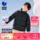 迷你巴拉冬新款男女童輕暖羽絨服寶寶戶(hù)外保暖親子羽絨服外套 黑色90001 120