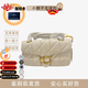 COACH【七夕禮物】蔻馳Tabby 20 條紋絎縫推鎖閉合翻蓋 枕頭包 單肩包 白色 CP149-B4HA 現(xiàn)貨 20*7*11