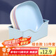 拜杰吐骨盤吐骨碟水果盤零食盤渣盤干果盤多用盤碟混色11件套
