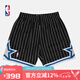 NBA官方正品Mitchell&Ness魔術(shù)短褲94-95賽季球迷版復(fù)古籃球運動短褲 黑色 2XL