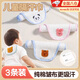 斐月伽兒童吸汗巾幼兒園寶寶純棉隔汗巾全棉嬰兒墊背后止汗A類(lèi)男童女童 3條裝 白色 大碼24*45cm【適合約2-6歲】
